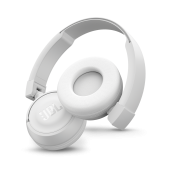 Casti audio on-ear cu microfon JBL T450, Bluetooth, White