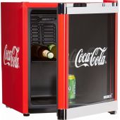 Mini Frigider Husky Coolcube HUS-CC 165 Coca-Cola, Capacitate 50 L, Clasa A+, H 51 cm, Rosu