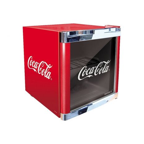 Mini Frigider Husky Coolcube HUS-CC 165 Coca-Cola, Capacitate 50 L, Clasa A+, H 51 cm, Rosu