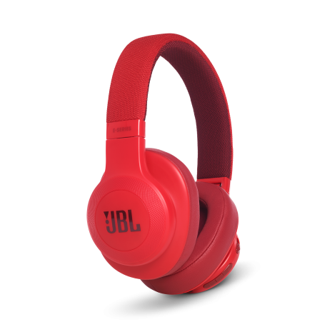 Casti audio on-ear JBL E55BT, Bluetooth, Red
