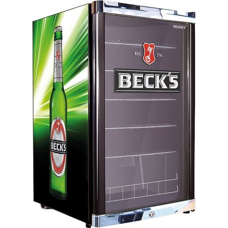 Mini Frigider Husky Highcube HUS-HC 201 Becks, Capacitate 115 L, Clasa A+, H 83,5 cm, Verde