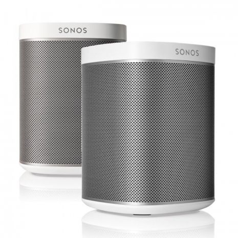 Pachet boxe wireless Sonos 2 x Play:1, alb