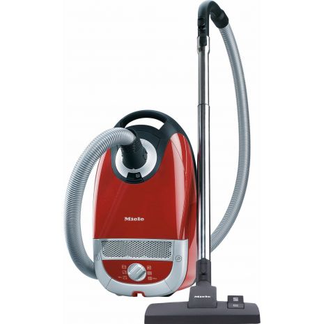 Aspirator Miele Complete C2 Powerline, 1600 W, 4,5 l, Tub telescopic, Sac textil GN, Rosu