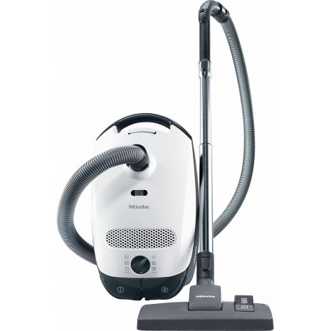 Aspirator Miele Classic C1 Ecoline, 700 W, 4,5 l, Tub telescopic, Sac textil, Alb