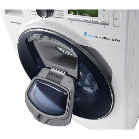 Masina de spalat rufe AddWash Samsung Crystal Blue WW12K8402OW, 12kg, 1400 RPM, Clasa A+++