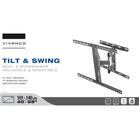 VIVANCO Suport Tv cu Brat 101-140 cm