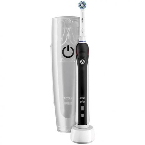 Oral-B PRO 2, 2500N Cross Action, Reincarcabila, curatare 3D, 2 programe, 1 capat + Travel Case