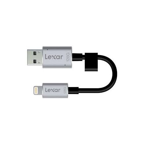 Lexar JumpDrive C20i 128GB Negru - Argintiu