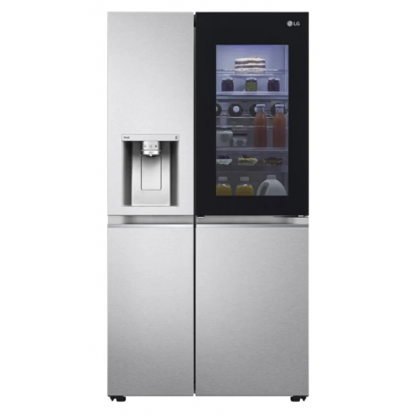 Climatic mountains Dissipation fairy Frigider Side-by-Side LG GSXV91MBAE, clasa E, 635 l, Total NoFrost, Smart  Home, 179 cm, inox