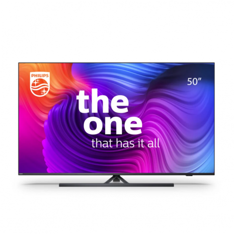nobody Are depressed Hysterical Televizor LED PHILIPS 50PUS8556, Smart TV 4K UHD, control vocal, Ambilight, 126  cm, negru