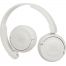 Casti audio on-ear cu microfon JBL T450, White